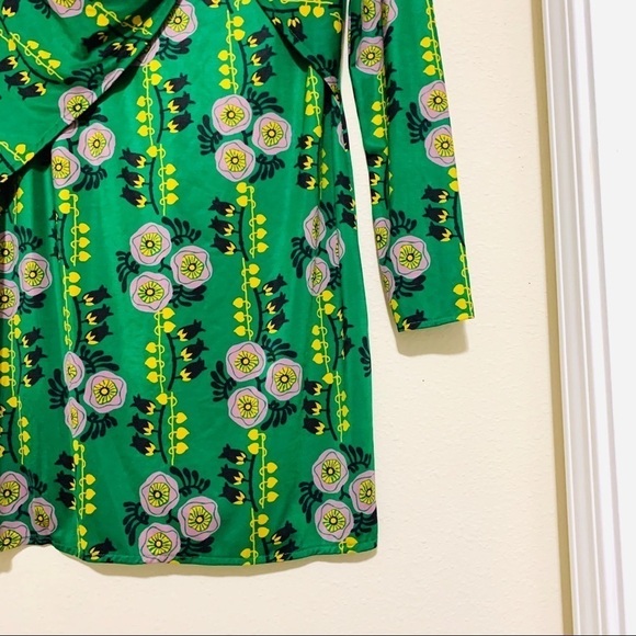 ZARA•NWOT Green Draped Casual Dress - Picture 8 of 11